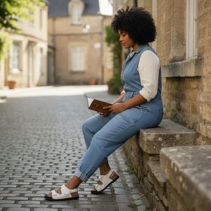 SHOES Nasty Gal Faux Leather Quilted Strap Sandals